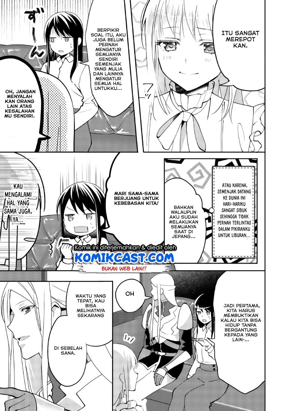 Isekai de “Kuro no Iyashi Te” tte Yobareteimasu Chapter 40 Bahasa Indonesia